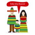 Mexicans People Congratulations Happy New Year