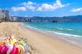 Mexico, Acapulco resort beaches and scenic ocean views near Zona Dorada Golden Beach zone Royalty Free Stock Photo