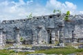 Mexico ancient Mayan city on the Caribbean coast in Tulum