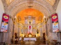 Interior view of the San Francisco Catholic church