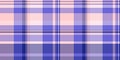 Mexico background textile seamless, valentine pattern tartan texture. Chic fabric plaid check vector in light and indigo colors