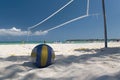 Mexico on beach net ball