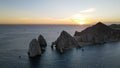 Mexico Cabo San Lucas Arc sunset view Royalty Free Stock Photo