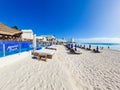 Mexico, Cancun, Mandala beach, panoramic view on a sunny day