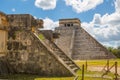 Mexico, Cancun. Mexico,  Mayan pyramid of Kukulcan El Castillo, ancient site. Royalty Free Stock Photo