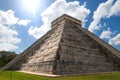 Mexico, Cancun. Mexico,  Mayan pyramid of Kukulcan El Castillo, ancient site. Royalty Free Stock Photo