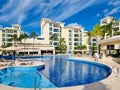 Mexico, Cancun, Oasis Palm swimming pool