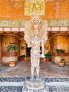 Mexico, Cancun, statue of a Mayan king Royalty Free Stock Photo