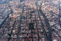 Mexico city aerial view cityscape panorama Royalty Free Stock Photo