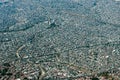 Mexico city aerial view cityscape panorama Royalty Free Stock Photo