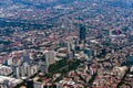 Mexico city aerial view cityscape panorama Royalty Free Stock Photo