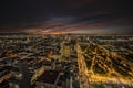 Mexico city aerial view panorama Royalty Free Stock Photo