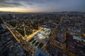 Mexico city aerial view panorama Royalty Free Stock Photo