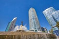 Diana the Huntress Fountain Fuente de la Diana Cazadora located in the roundabout at Paseo Royalty Free Stock Photo