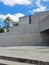 Mexico City, Mexico - Aug 2 2023: Tamayo Museum in Chapultepec presents national and international modern and contemporary art Royalty Free Stock Photo