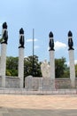 Mexico City, Mexico - August 9, 2023: Monumento a los NiÃ±os Heroes a mausoleum in Chapultepec dedicated to Mexican fighters Royalty Free Stock Photo