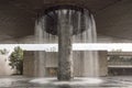 MEXICO CITY - AUGUST 1, 2016: The plaza of the National Museum of Anthropology of Mexico.