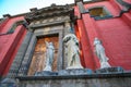 Mexico city central Zocalo plaza and streets