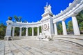 Landmark Benito Juarez Monument The Juarez Hemicycle at Mexico City Alameda Central Park Royalty Free Stock Photo