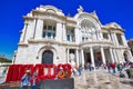 Mexico City, Mexico-2 December, 2018: Landmark Palace of Fine Arts Palacio de Bellas Artes in Alameda Central Park near Mexico Royalty Free Stock Photo