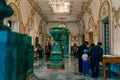 Mexico City, FEB 2023 Interior view of the historical castle - Chapultepec Castle