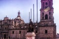 The statue in front of Catedral Metropolitana Royalty Free Stock Photo