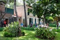 The house of the exiled soviet leader Leon Trotsky in Coyoacan,