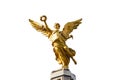 Independence angel statue located in Paseo de la Reforma avenue. This is one of the icons of Mexico City Royalty Free Stock Photo