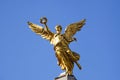 Independence angel statue located in Paseo de la Reforma avenue. This is one of the icons of Mexico City Royalty Free Stock Photo