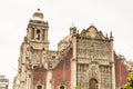 Mexico City Metropolitan Cathedral, the oldest and largest cathedral in all Latin America Royalty Free Stock Photo