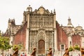 Mexico City Metropolitan Cathedral, the oldest and largest cathedral in all Latin America Royalty Free Stock Photo