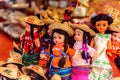 Souvenir shop with the traditional Mexican objects Royalty Free Stock Photo