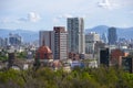 Mexico City modern city skyline, Mexico Royalty Free Stock Photo