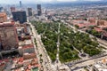 MEXICO CITY - CIRCA MAY 2013: Panoramic view Alameda Central