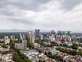 Mexico City panoramic view - Polanco Reforma Royalty Free Stock Photo