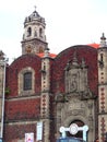 Mexico, Mexico City, Presbytery of Santo Domingo de Guzman street Belisario DomÃÂ­nguez Royalty Free Stock Photo