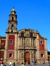 Mexico, Mexico City, Presbytery of Santo Domingo de Guzman street Belisario DomÃÂ­nguez Royalty Free Stock Photo