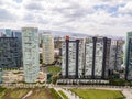 Mexico City - Santa Fe aerial view Royalty Free Stock Photo