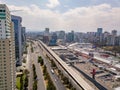 Mexico City - Santa Fe - Panoramic view Royalty Free Stock Photo