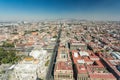 Mexico City skyline aerial view Royalty Free Stock Photo