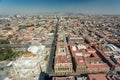 Mexico City skyline aerial view Royalty Free Stock Photo