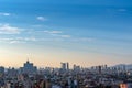 Mexico city Skyline, downtown panoramic view Royalty Free Stock Photo