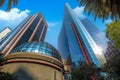 Mexico City stock exchange in Mexico located in financial center of Paseo de la Reforma Royalty Free Stock Photo