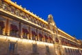 Mexico City, Zocalo, National Palace building Royalty Free Stock Photo