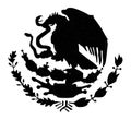 Mexico coat of arms, seal, national emblem .