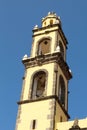 Bell tower of the colonial era in Mexico Royalty Free Stock Photo