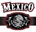 Mexico emblem Western style, Mexican theme vector design.