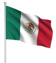 Country flag - Mexico Royalty Free Stock Photo
