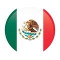 mexico flag design. Vector illustration decorative design Royalty Free Stock Photo