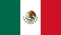 Mexico. Flag of Mexico. Horizontal design. llustration of the flag of Mexico. Horizontal design. Abstract design.